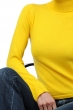 Cashmere ladies roll neck jade cyber yellow xl