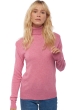 Cashmere ladies roll neck tale first carnation pink 2xl