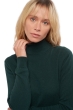 Cashmere ladies roll neck tale first pine green xs