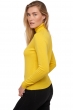 Cashmere ladies roll neck tale first sunny yellow xl