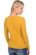 Cashmere ladies round necks solange mustard xs