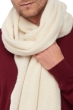 Cashmere ladies scarves mufflers byblos ivory 220 x 38 cm