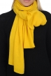 Cashmere ladies scarves mufflers miaou cyber yellow 210 x 38 cm