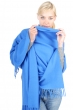 Cashmere ladies scarves mufflers niry light cobalt blue 200x90cm