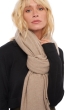 Cashmere ladies scarves mufflers niry natural brown 200x90cm