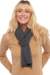 Cashmere ladies scarves mufflers ozone dark grey 160 x 30 cm