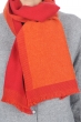 Cashmere ladies scarves mufflers tonnerre paprika blood red 180 x 24 cm