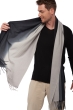 Cashmere ladies scarves mufflers vaasa black flanelle chine 200 x 70 cm