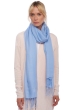 Cashmere ladies shawls diamant blue sky 201 cm x 71 cm