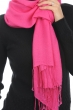 Cashmere ladies shawls diamant flashing pink 201 cm x 71 cm