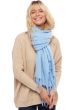 Cashmere ladies shawls niry azur blue chine 200x90cm