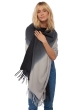Cashmere ladies shawls vaasa black flanelle chine 200 x 70 cm