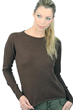 Cashmere ladies spring summer collection line seal brown xl