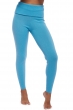 Cashmere ladies trousers leggings shirley teal blue s