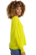 Cashmere ladies v necks theia jaune citric xl