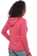 Cashmere ladies zip hood wiwi black shocking pink 3xl