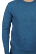 Cashmere men chunky sweater bilal canard blue l
