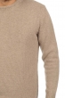 Cashmere men chunky sweater bilal natural brown m