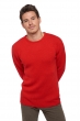 Cashmere men chunky sweater bilal rouge l