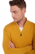 Cashmere men chunky sweater donovan mustard m