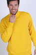 Cashmere men chunky sweater edgar 4f cyber yellow m