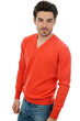 Cashmere men chunky sweater hippolyte 4f coral m