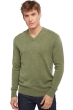 Cashmere men chunky sweater hippolyte 4f olive chine m