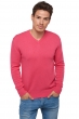 Cashmere men chunky sweater hippolyte 4f shocking pink 4xl