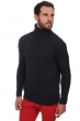 Cashmere men chunky sweater lucas charcoal marl m