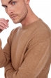Cashmere men chunky sweater nestor 4f camel chine 3xl