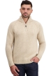 Cashmere men chunky sweater tripoli natural winter dawn natural beige xl