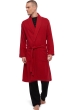 Cashmere men dressing gown working deep red s1