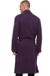 Cashmere men dressing gown working purple violet s3