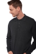 Cashmere men polo style sweaters alexandre charcoal marl l
