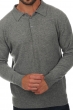 Cashmere men polo style sweaters alexandre grey marl l