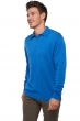 Cashmere men polo style sweaters alexandre tetbury blue l