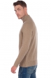Cashmere men polo style sweaters angers natural brown natural beige 4xl