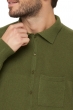 Cashmere men polo style sweaters aureo ivy green xs