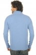 Cashmere men polo style sweaters donovan blue chine l
