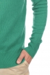 Cashmere men polo style sweaters donovan evergreen 3xl