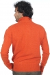 Cashmere men polo style sweaters donovan paprika 3xl