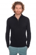 Cashmere men polo style sweaters donovan premium black 4xl