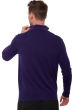 Cashmere men polo style sweaters henri deep purple lilas xl