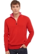 Cashmere men polo style sweaters henri rouge shocking pink l