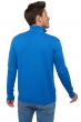 Cashmere men polo style sweaters henri tetbury blue   dove chine l