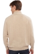 Cashmere men polo style sweaters natural vez natural winter dawn m