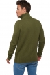 Cashmere men polo style sweaters olivier ivy green dress blue l