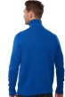 Cashmere men polo style sweaters olivier lapis blue dove chine l