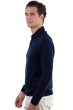 Cashmere men polo style sweaters scott dress blue bayou 2xl
