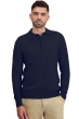 Cashmere men polo style sweaters tarn first dress blue 3xl